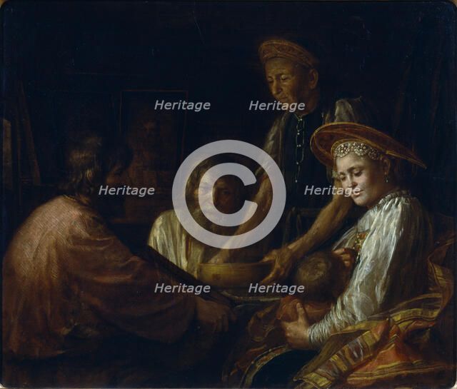 Peasant Meal, 1774. Artist: Shibanov, Mikhail (?-after 1789)