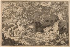 Peasant on Horseback, probably c. 1645/1656. Creator: Allart van Everdingen