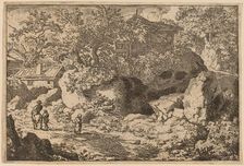 Peasant on Horseback, probably c. 1645/1656. Creator: Allart van Everdingen