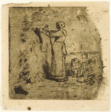 Peasant Resting, c. 1855. Creator: Jean Francois Millet