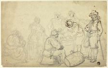 Peasant Scene, n.d. Creators: Willem van de Velde I, Simon de Vlieger