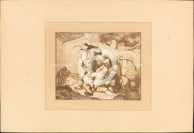 Peasant Scene, published 1782. Creator: Maria Catharina Prestel.