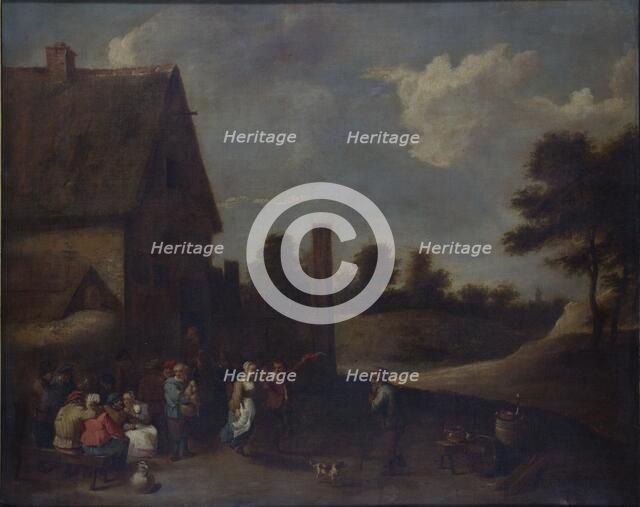 'Peasants carousing', 1630-1690. Artist: David Teniers II.