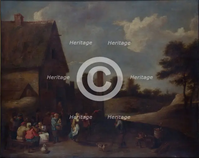 'Peasants carousing', 1630-1690. Creator: David Teniers II.