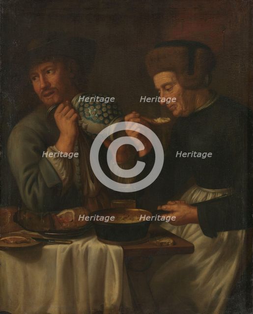 Peasants at Meal, 17th century. Creator: Unknown.