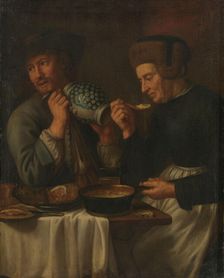 Peasants at Meal, 17th century. Creator: Unknown