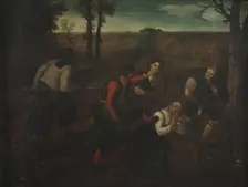Peasants Being Attacked by Bandits, 1550. Creator: Pieter Bruegel the Elder
