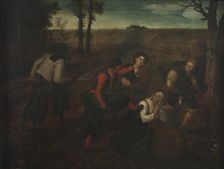 Peasants Being Attacked by Bandits, 1550. Creator: Pieter Bruegel the Elder