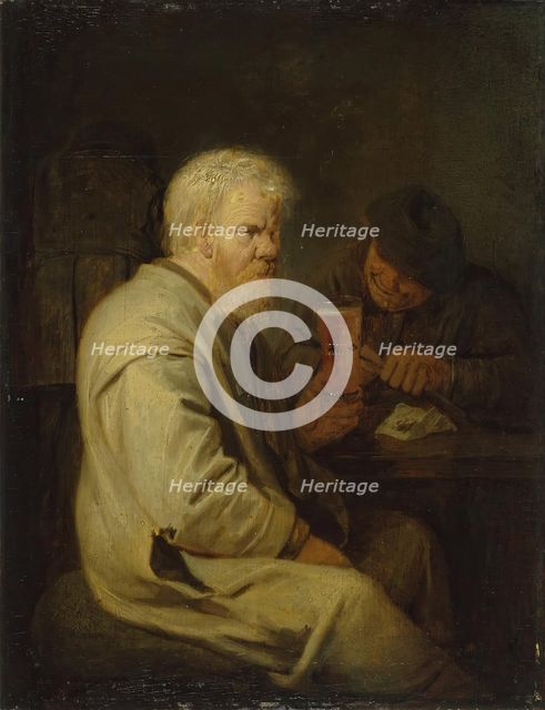Peasants in a Tavern, 1640. Creators: David Ryckaert III, Adriaen Brouwer.