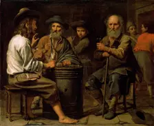 Peasants in a Tavern 1640s. Artist: Mathieu Le Nain