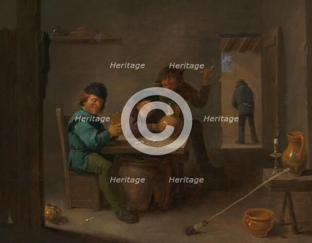 Peasants in a Tavern, c. 1633. Creator: David Teniers II.