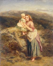 Peasants on a moor 1871. Creator: Paul Falconer