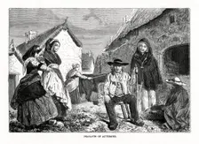 Peasants of Auvergne France, 19th century