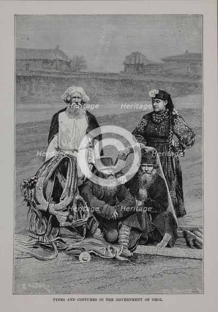 Peasants of the Government of Oryol, 1882.