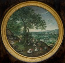 Peasants Making Merry (Kermis), 1574. Creators: Lucas van Valckenborch, Pieter Bruegel the Elder