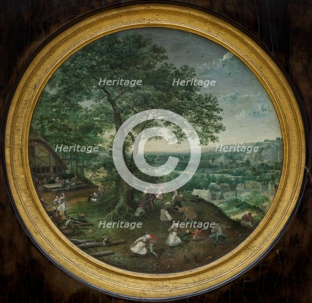 Peasants Making Merry (Kermis), 1574. Creators: Lucas van Valckenborch, Pieter Bruegel the Elder.