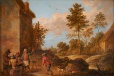 Peasants seated at the inn, between 1630 and 1690. Creator: David Teniers II