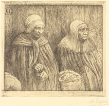 Peasants (Paysannes). Creator: Alphonse Legros