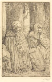 Peasants (Paysannes). Creator: Alphonse Legros