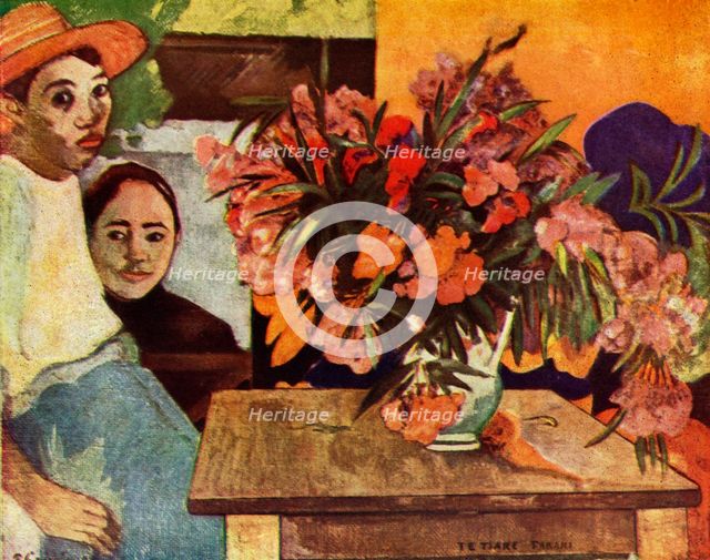 'Peasants with Flowers', 1936. Artist: Paul Gauguin.