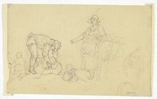 Peasants with Pack Animal, n.d. Creator: William Henry Pyne