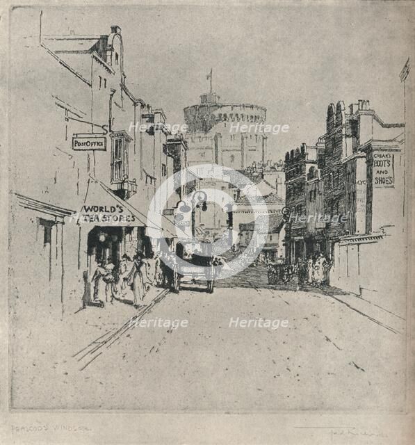 'Peascod Street, Windsor', c1918. Artist: Frederick Charles Richards.