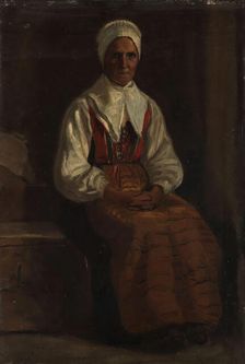 Peasent Woman, c1834-1876. Creator: Adolph Tidemand