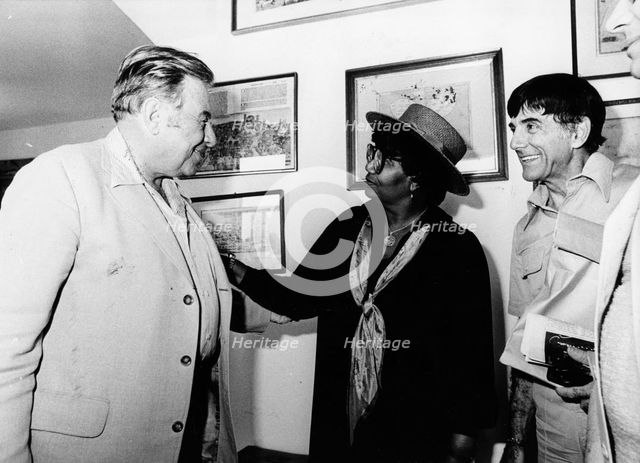 Pearl Bailey (1918-1990), American singer/actress, 1981. Creator: Unknown.