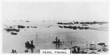 Pearl fishing, Australia, 1928