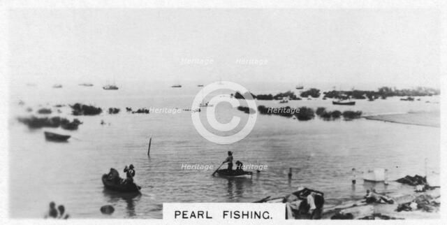 Pearl fishing, Australia, 1928. Artist: Unknown