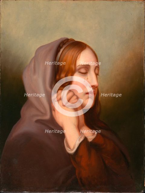 Pearl of Grief, 1855. Creator: Mary Jane Peale.