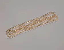 Pearl necklace from Mae's Millinery Shop, 1941-1994. Creator: Unknown