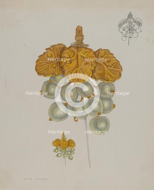 Pearl Pin, 1935/1942. Creator: Tulita Westfall.