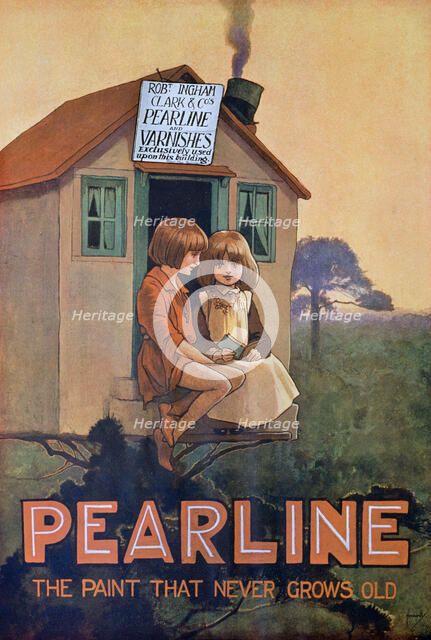 Pearline paint advert, 1920s. Artist: Unknown