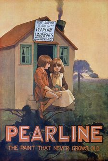 Pearline paint advert, 1920s