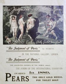 Pears soap advert, 1897
