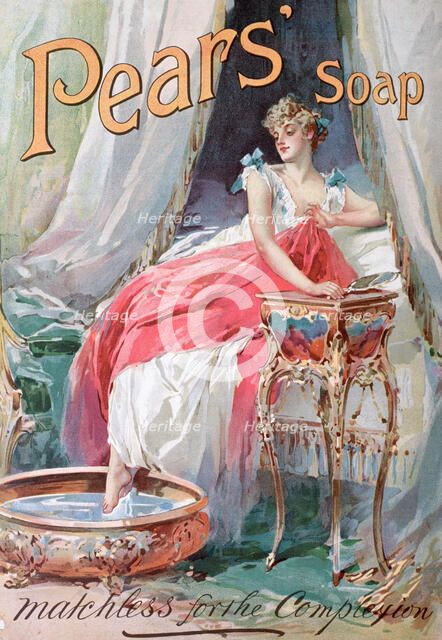 Pears' soap advert, 1898. Artist: Unknown
