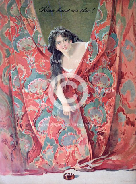 Pears soap advert, 1903. Artist: Unknown