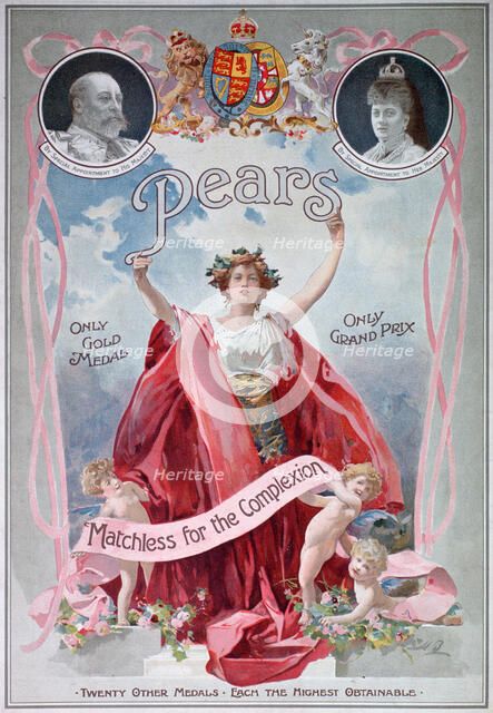Pears soap advert, 1903. Artist: Unknown