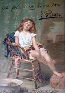 Pears soap advert, 1910