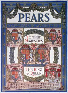 Pears soap advert, 1911