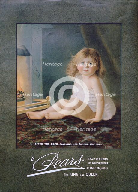Pears soap advert, 1914. Artist: Unknown