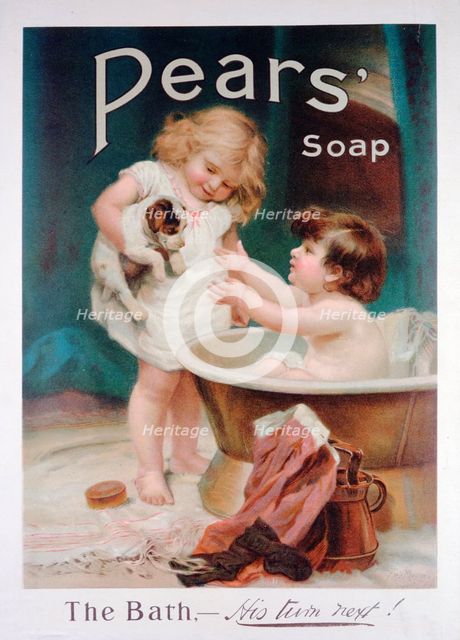 Pears soap advert, 1915. Artist: Unknown