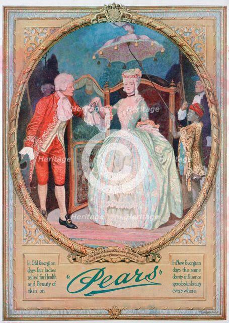 Pears soap advert, 1918. Artist: Unknown