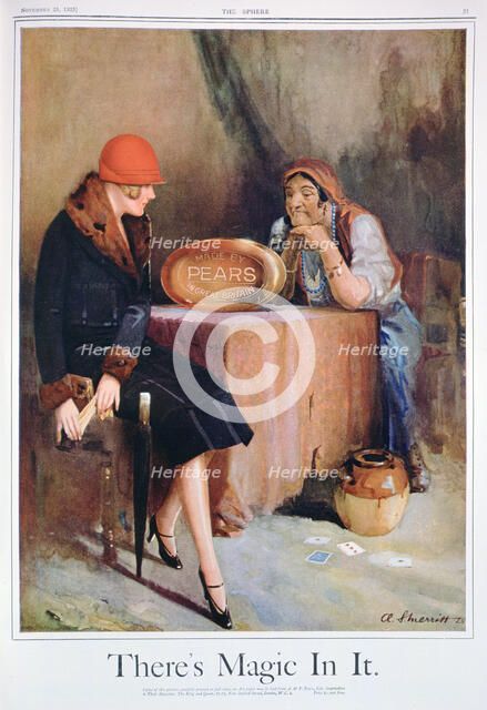 Pears soap advert, 1925. Artist: Unknown