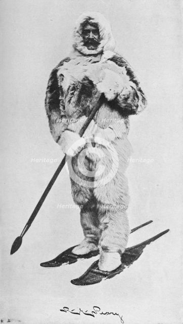 'Peary in Arctic Outfit', 1910, (1928). Artist: Unknown.
