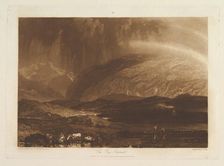 Peat Bog, Scotland (Liber Studiorum, part IX, plate 45), April 23, 1812. Creator: JMW Turner