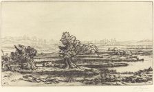 Peat-bogs (Les Tourbieres). Creator: Alphonse Legros