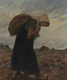 Peat Cutter, 1910. Creator: Mackensen; Fritz (1866-1953)