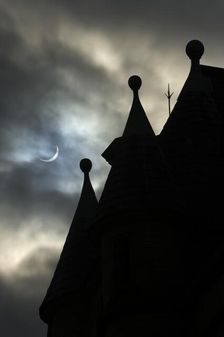 Peckover Street, Little Germany, Bradford, West Yorkshire, during a solar eclipse, 2015. Artist: Alun Bull